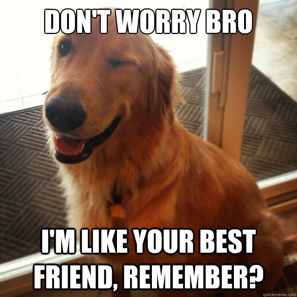 dont worry bro im like your best friend remember -