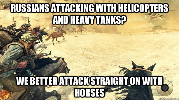 russians attacking with helicopters and heavy tanks we bett - Black Ops 2 Logic