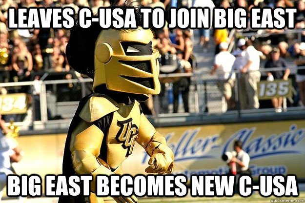 leaves cusa to join big east big east becomes new cusa -