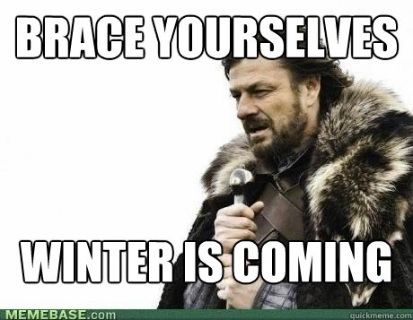 brace yourselves winter is coming - BRACE YOURSELF