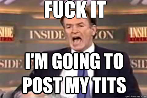 fuck it im going to post my tits - Fuck It Bill OReilly