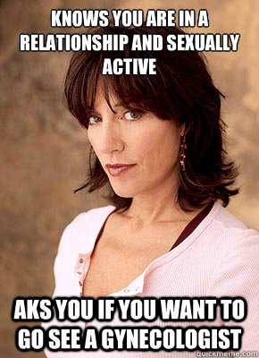 knows you are in a relationship and sexually active aks you - Understanding mom