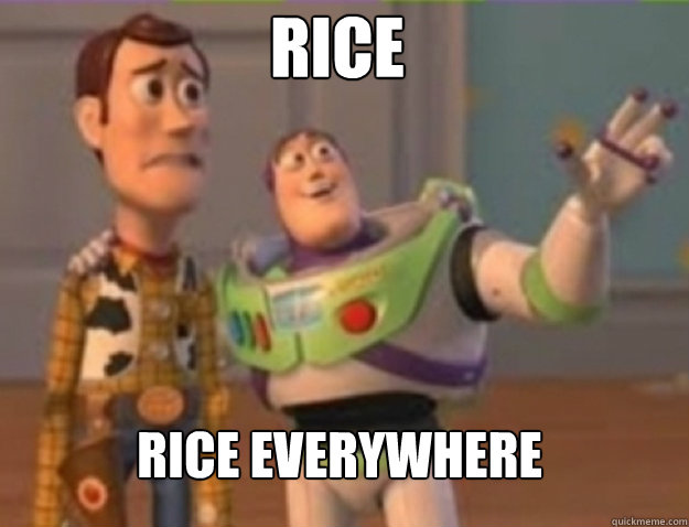 rice rice everywhere - buzz lightyear