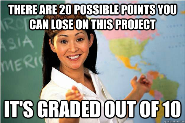The worst way to grade assignments