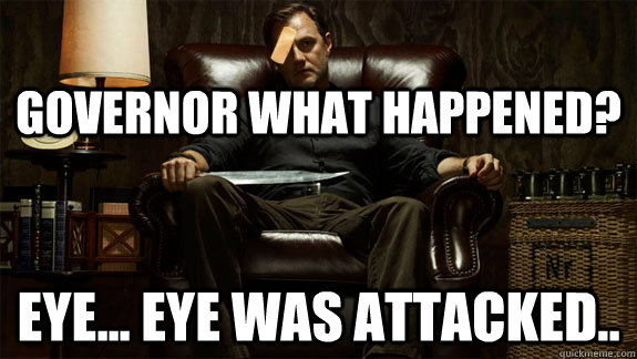 governor what happened eye eye was attacked -