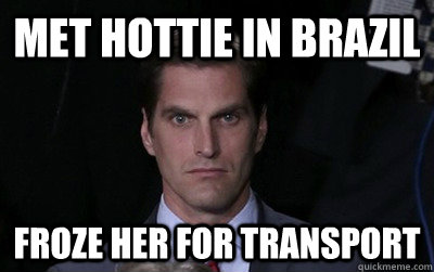 met hottie in brazil froze her for transport - Menacing Josh Romney