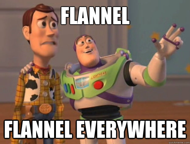flannel flannel everywhere - Buzz Lightyear