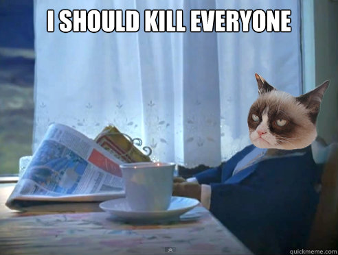 i should kill everyone - one percent tard