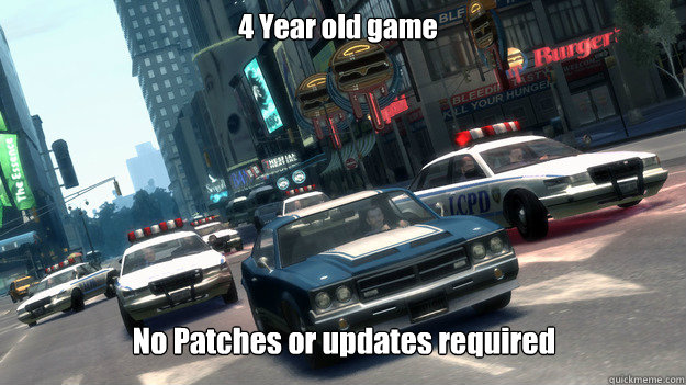 4 year old game no patches or updates required - GTA Logic