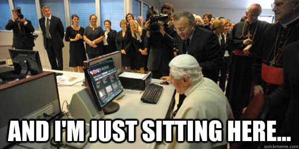 and im just sitting here -