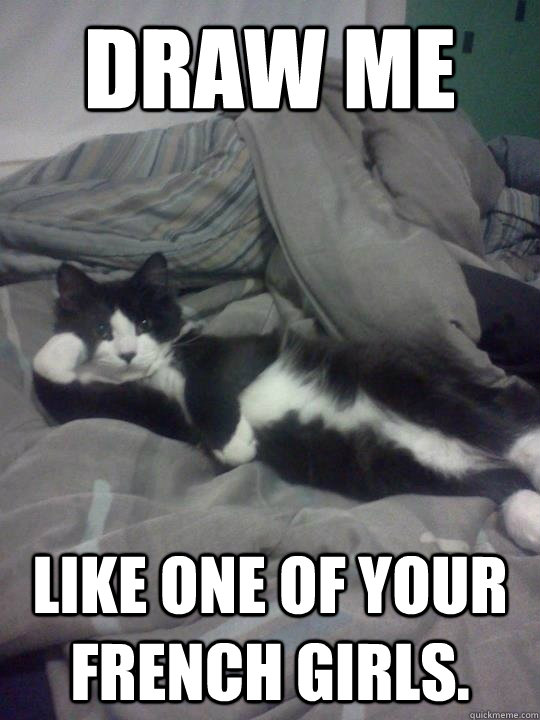 draw me like one of your french girls - sexycat