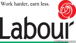 work harder earn less  - 
