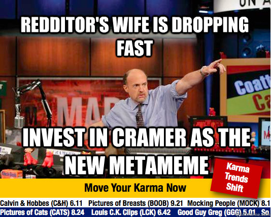 redditors wife is dropping fast invest in cramer as the new - Mad Karma with Jim Cramer