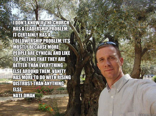 i dont know if the church has a leadership problem it cert - Libertarian-Contract-Theorist Nate Oman