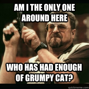 am i the only one around here who has had enough of grumpy c - AM I THE ONLY ONE AROUND HERE