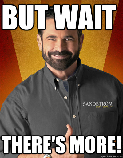 but wait theres more - billy mays to rush sigma nu
