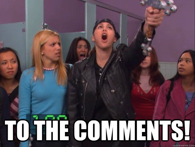 to the comments -
