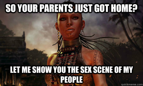 so your parents just got home let me show you the sex scene -