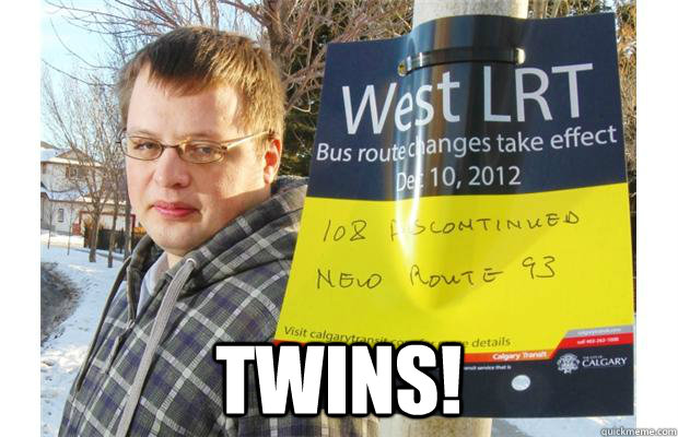 twins - Resentful college student