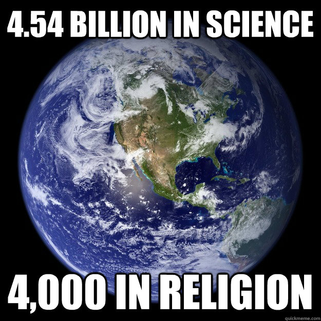 454 billion in science 4000 in religion - Earths Weather