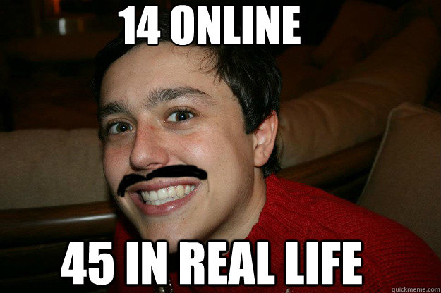 14 online 45 in real life - Ale the Pedophile