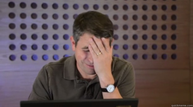   - Facepalm Matt Cutts
