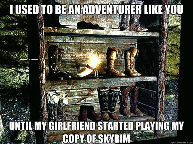 i used to be an adventurer like you until my girlfriend star -