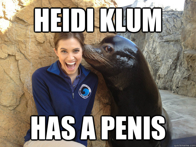 heidi klum has a penis - Crazy Secret