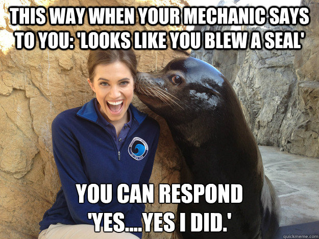 this way when your mechanic says to you looks like you ble - Crazy Secret