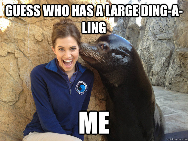 guess who has a large dingaling me - Crazy Secret