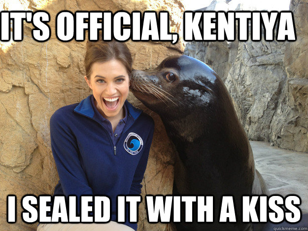 its official kentiya i sealed it with a kiss - Crazy Secret