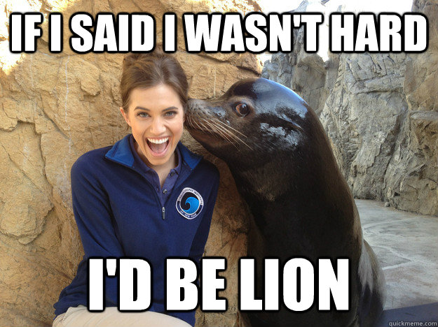 if i said i wasnt hard id be lion - Crazy Secret