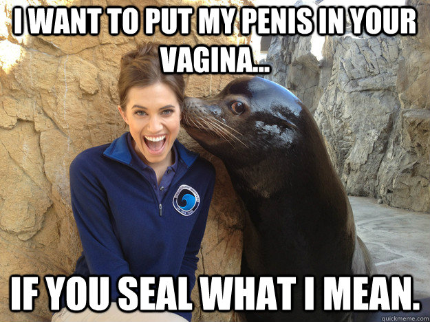i want to put my penis in your vagina if you seal what i - Crazy Secret