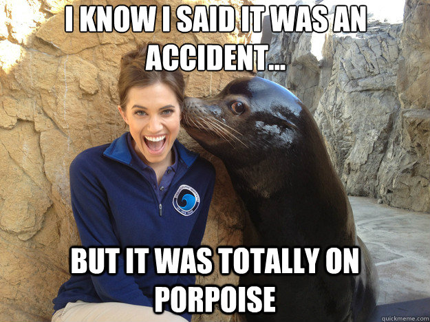 i know i said it was an accident but it was totally on po - Crazy Secret