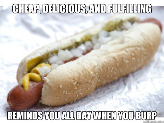 cheap delicious and fulfilling reminds you all day when yo - GG Costco Polish Dog