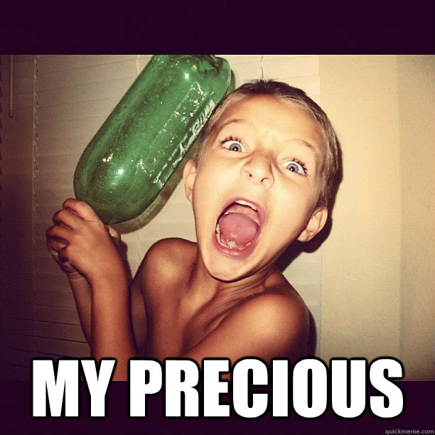 my precious - lil bro pulling off gollum