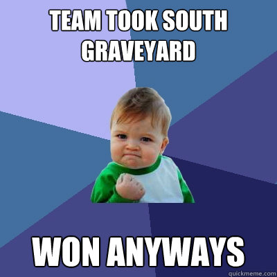 team took south graveyard won anyways - Success Kid