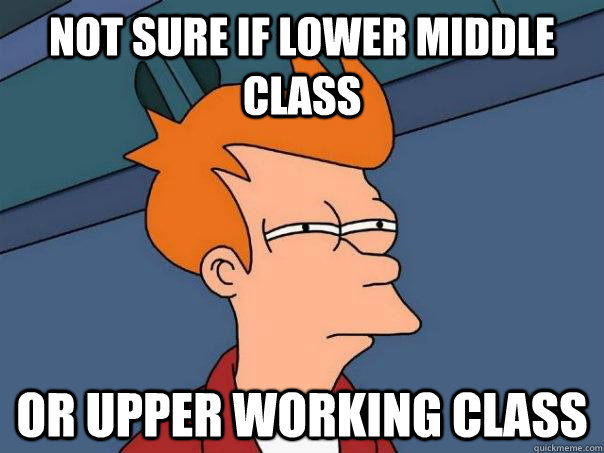 not sure if lower middle class or upper working class - Futurama Fry