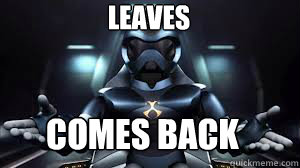 leaves comes back - Good guy Tom