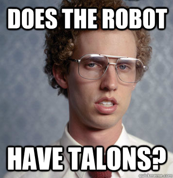 does the robot have talons - Ego Boost Napoleon