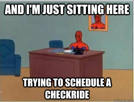 and im just sitting here trying to schedule a checkride - Amazing Spiderman