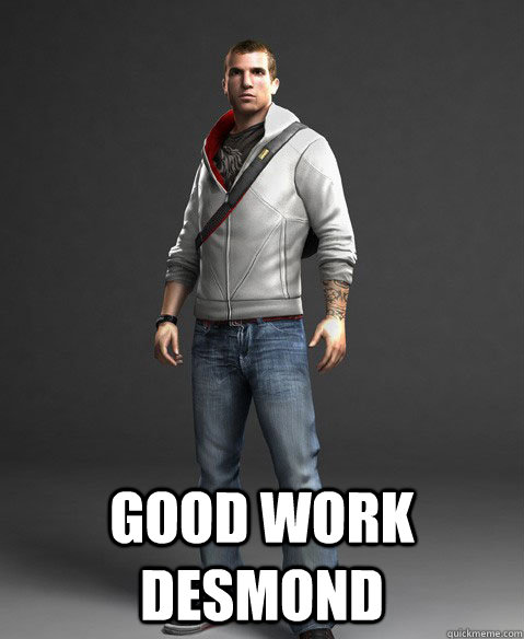 good work desmond -