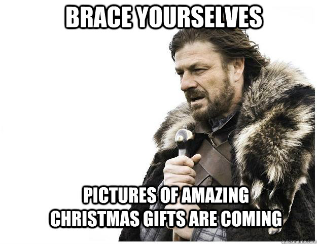 brace yourselves pictures of amazing christmas gifts are com - Imminent Ned
