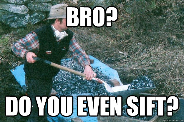 bro do you even sift -