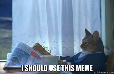 i should use this meme - I should buy a bike