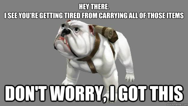 hey there i see youre getting tired from carrying all of t -