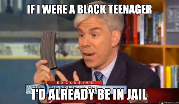 if i were a black teenager id already be in jail - David Gregorys Privilege