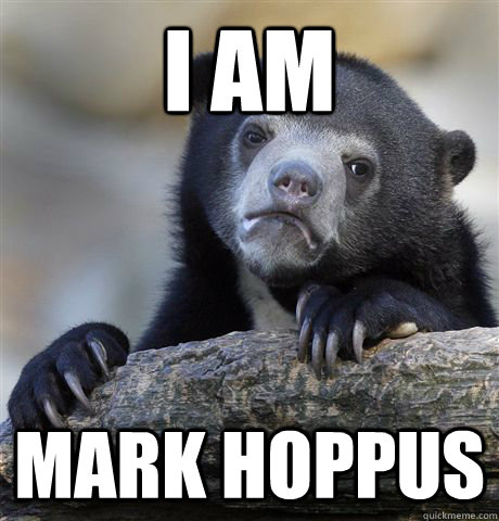 i am mark hoppus - Confession Bear