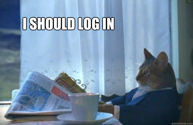i should log in - Sophisticated
