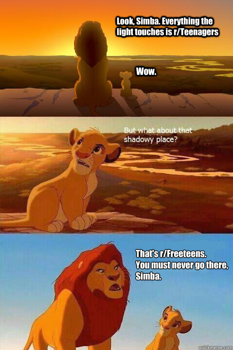look simba everything the light touches is rteenagers wow - Lion King Shadowy Place